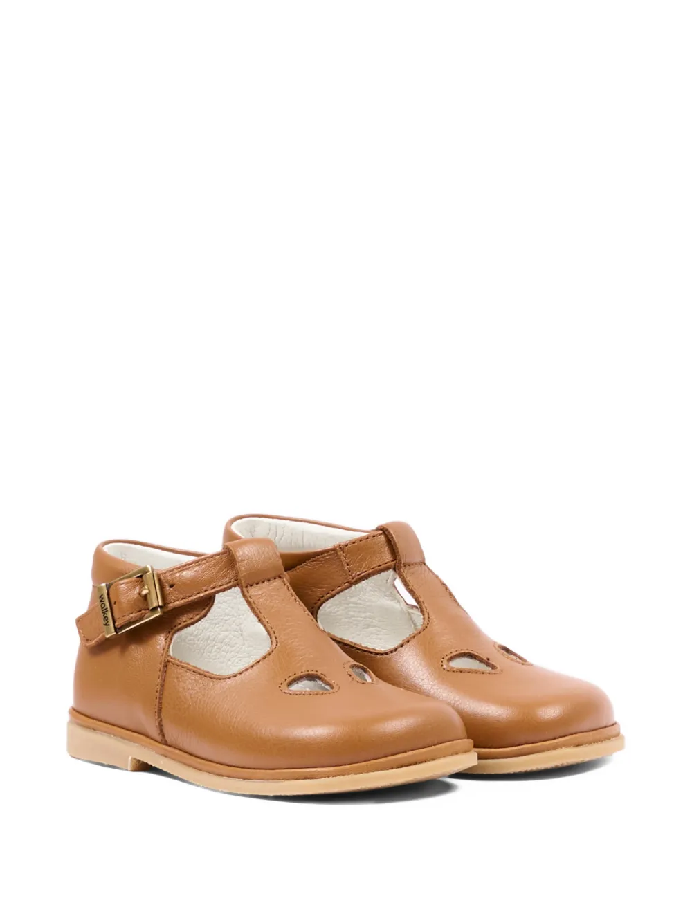 Walkey Occhi Di Bue sandalen met gesp Beige