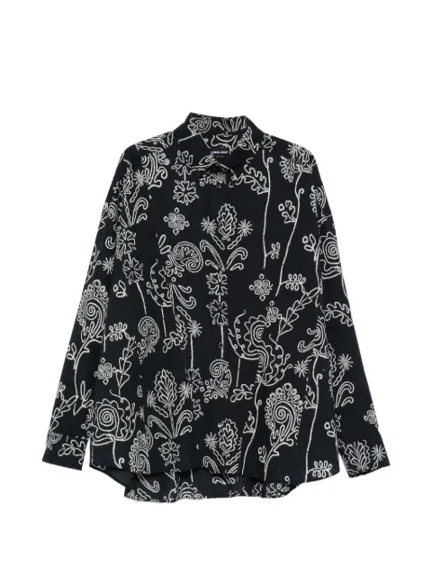 Giorgio Armani floral-pattern shirt