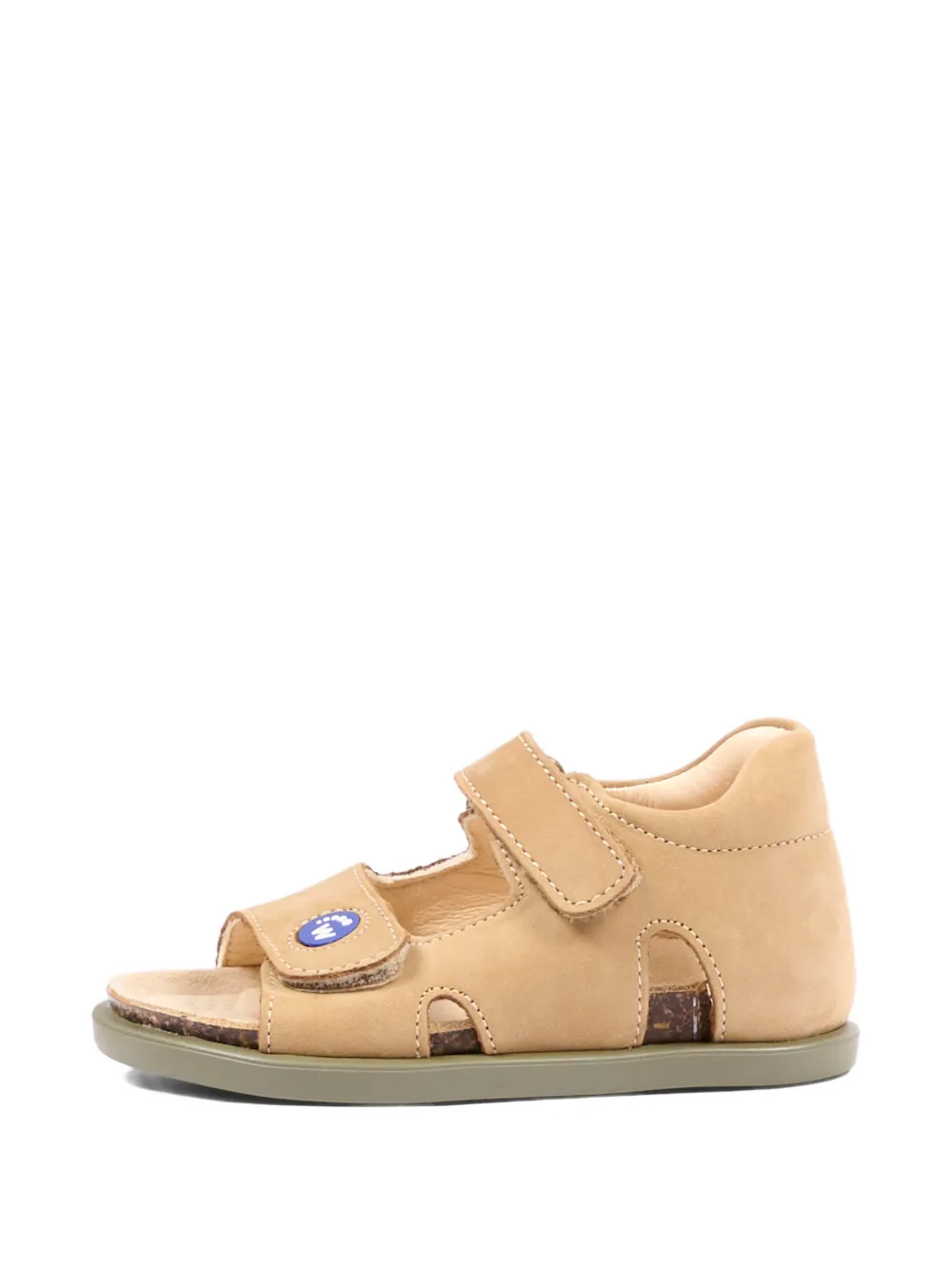 Walkey Sandalen met klittenband Beige