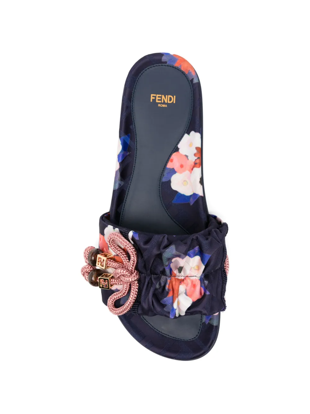 FENDI Sandalen met bloemenprint Blauw