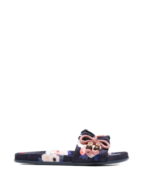 FENDI floral-print sandals