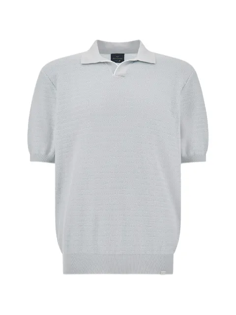 Paul & Shark open-collar cotton T-shirt