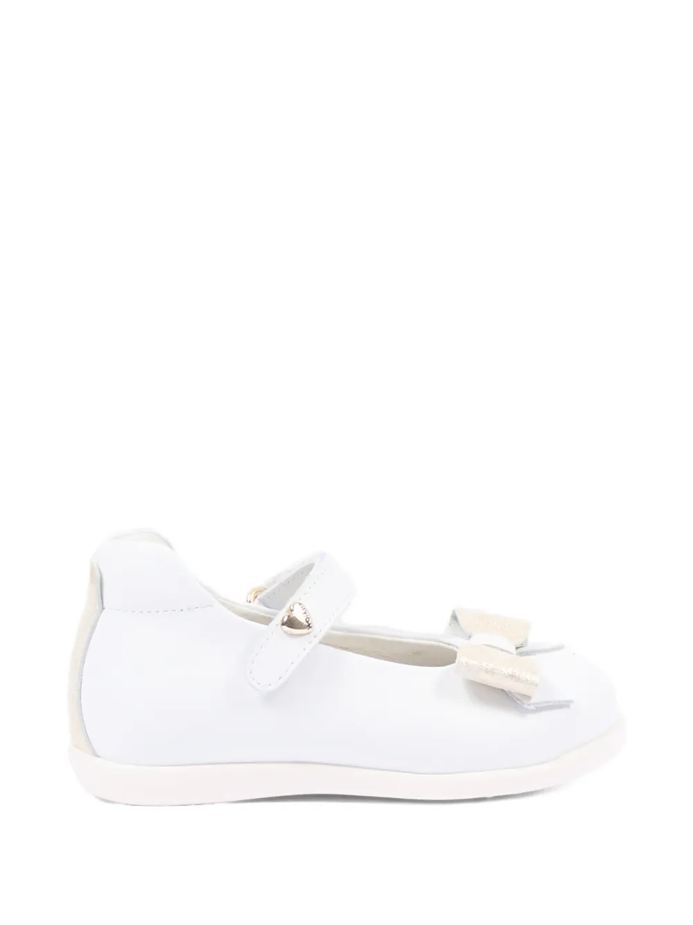 Walkey Ballerina's met strik en bandje Wit