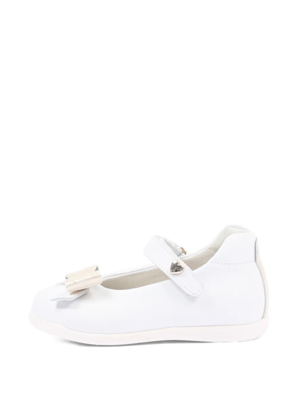 Walkey Ballerina's met strik en bandje Wit