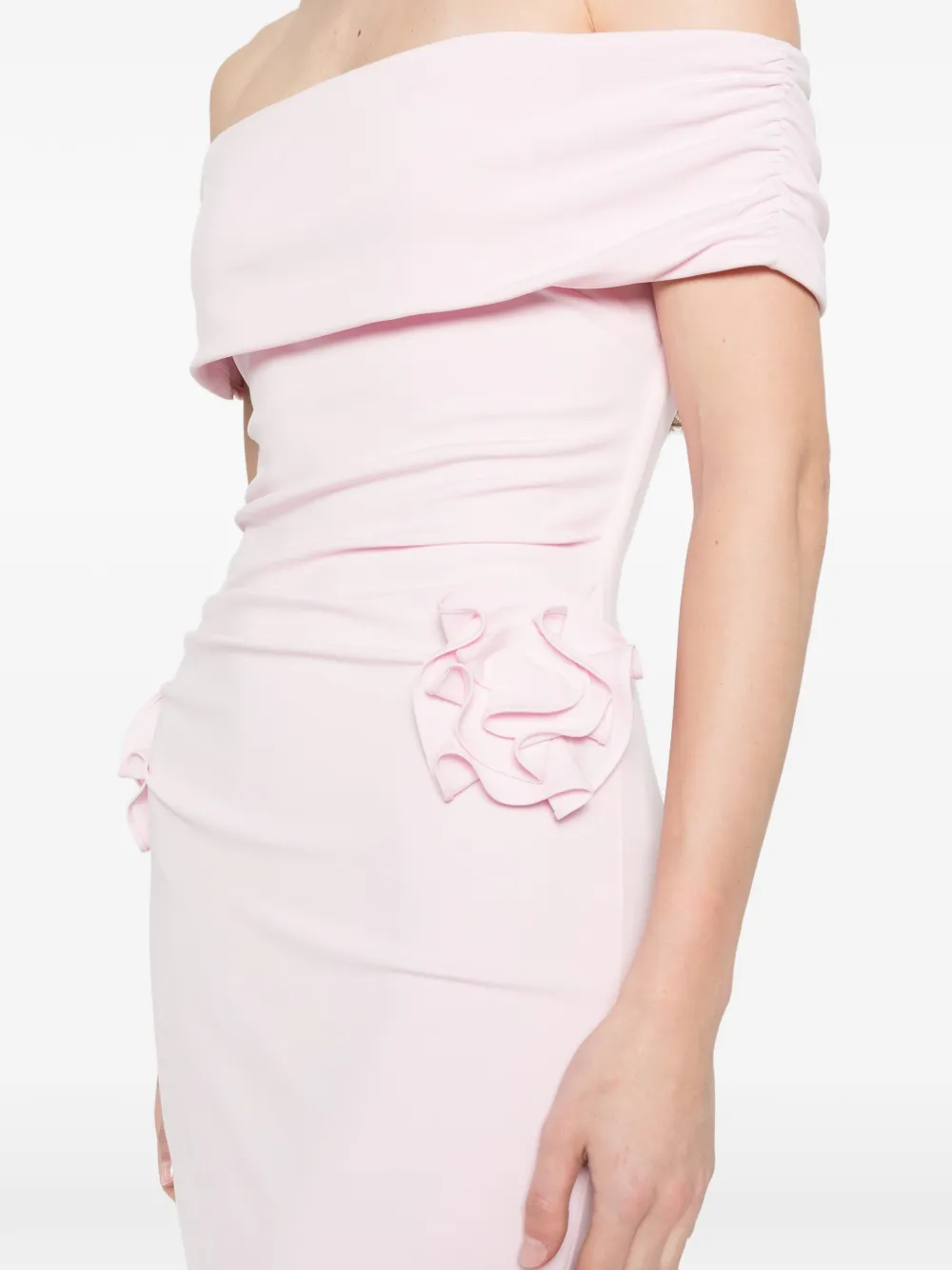 Roland Mouret Jurk met bloemenpatch Roze