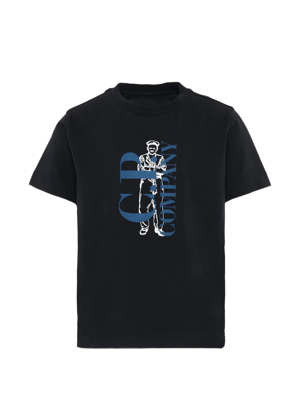 C.P. Company Kids short-sleeve graphic T-shirt - Blu