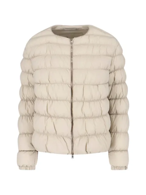 Herno zip quilted coat