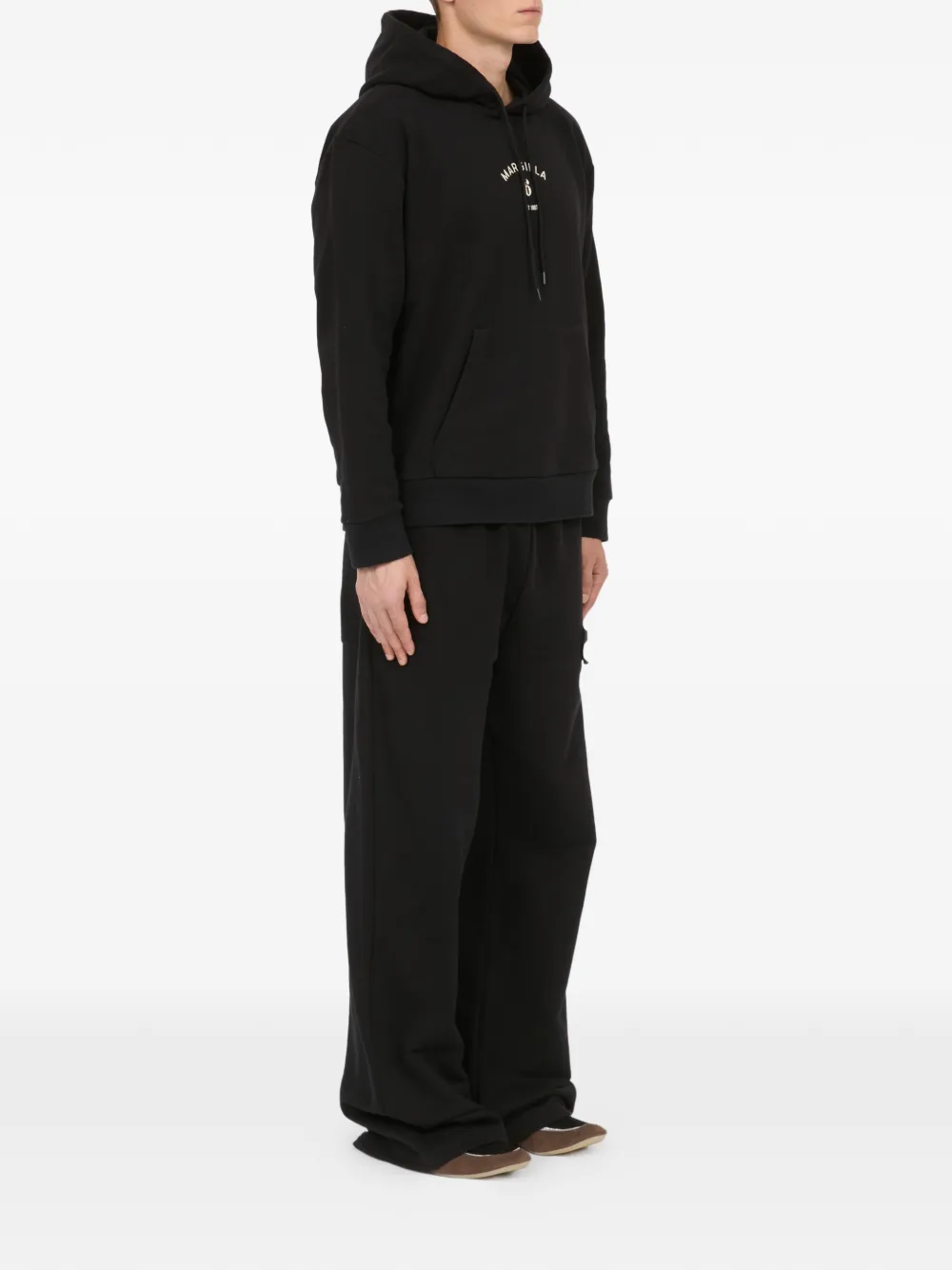 MM6 Maison Margiela Hoodie met logoprint Zwart