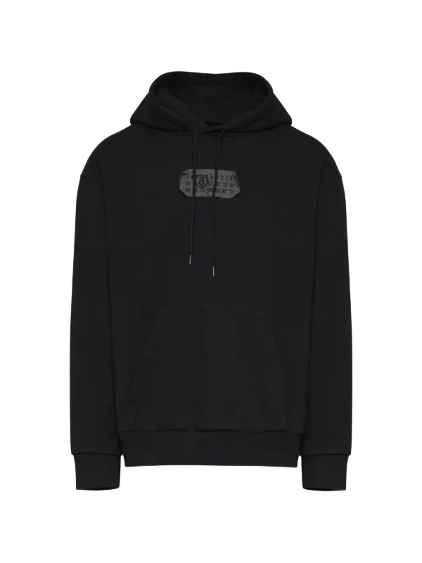 MM6 Maison Margiela ロングスリーブ パーカー | ブラック | FARFETCH JP