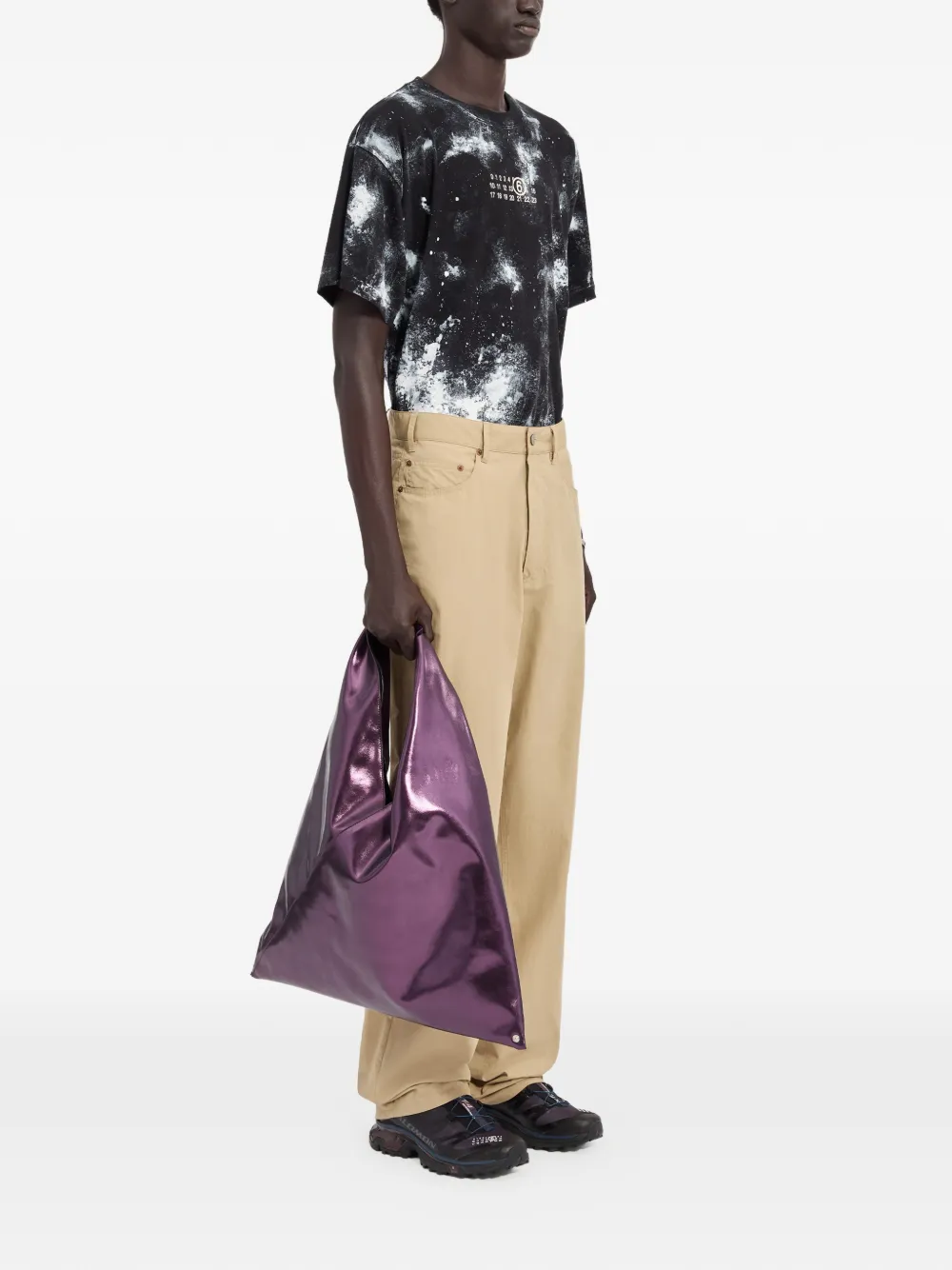 MM6 Maison Margiela Katoenen trenchbroek Beige