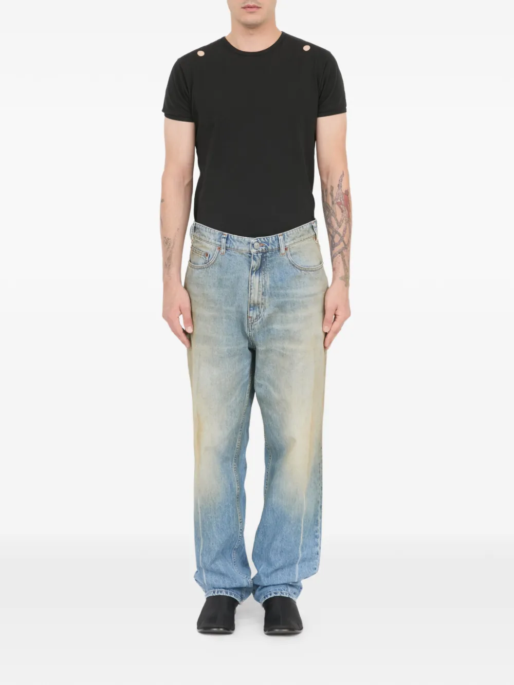 MM6 Maison Margiela Jeans met vijf zakken Blauw