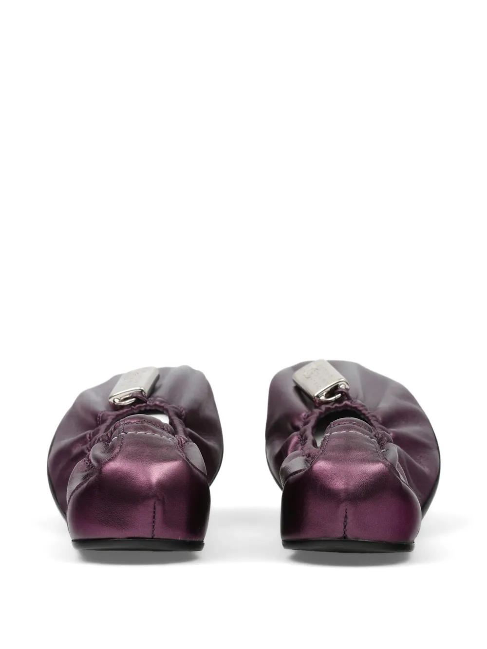 MM6 Maison Margiela Ballerina's met hangslot Paars