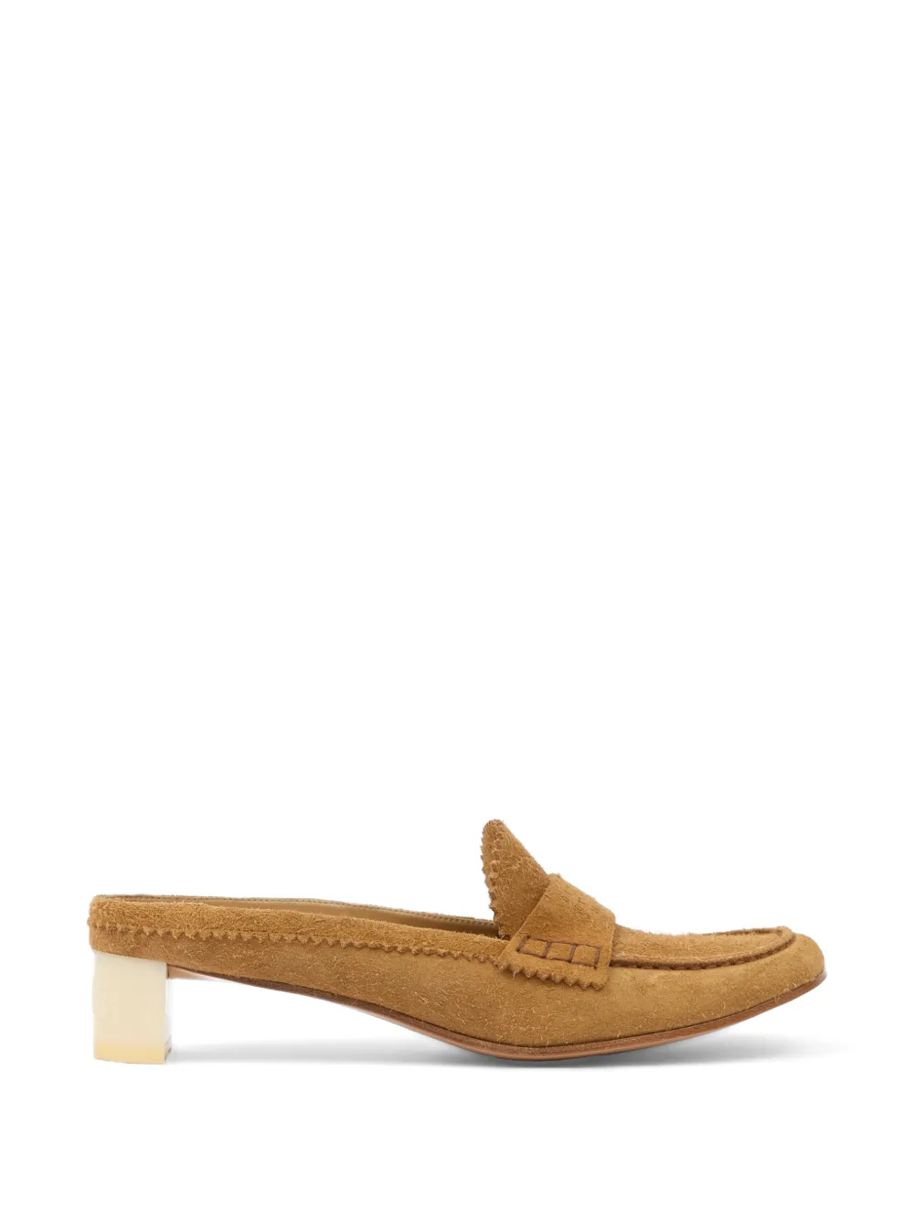 MM6 Maison Margiela Slipper aus Leder - Nude