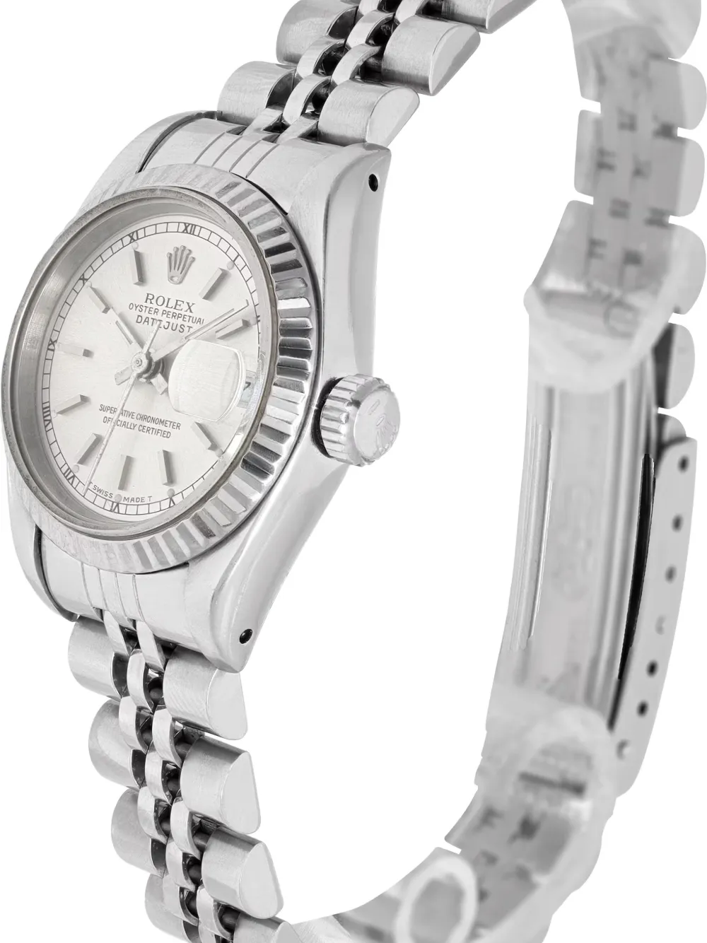  Rolex Datejust 26mm Watch - White 