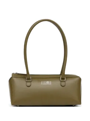 Jil Sander Linea レザーショルダーバッグ | グリーン | FARFETCH JP
