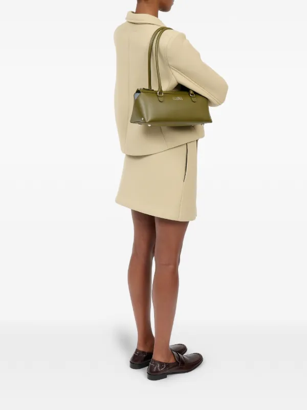 MM6 Maison Margiela Bauletto J レザーショルダーバッグ M | グリーン 