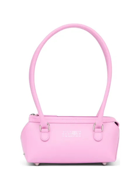 MM6 Maison Margiela 바울레토 J 지퍼 레더 미니 숄더 백