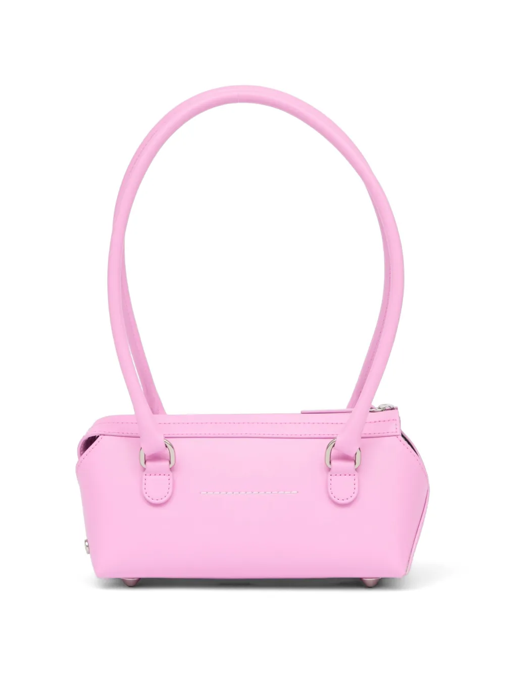 MM6 Maison Margiela Bauletto J leren mini-schoudertas met rits Roze
