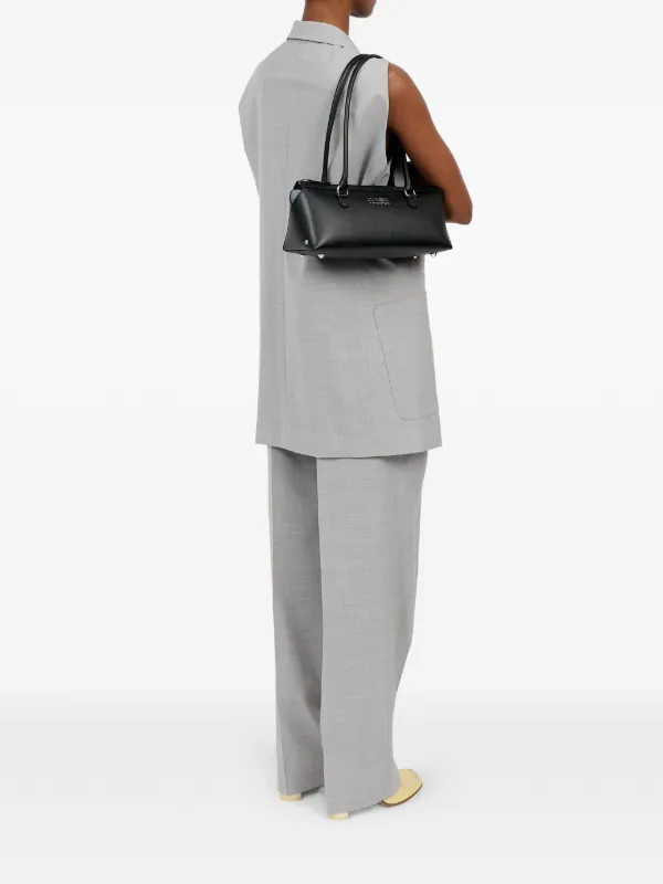 MM6 Maison Margiela Small Bauletto Shoulder Bag | Black | FARFETCH IN