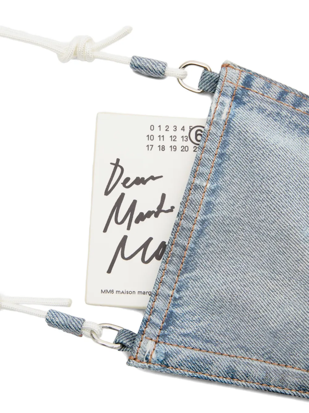 MM6 Maison Margiela Pocket crossbodytas Blauw