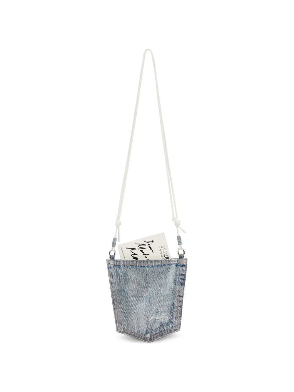 MM6 Maison Margiela Borsa a tracolla con tasca - Blu