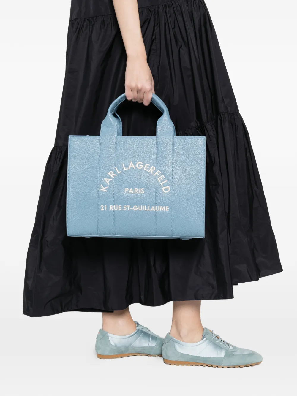 Karl Lagerfeld Rue St-Guillaume medium shopper Blauw