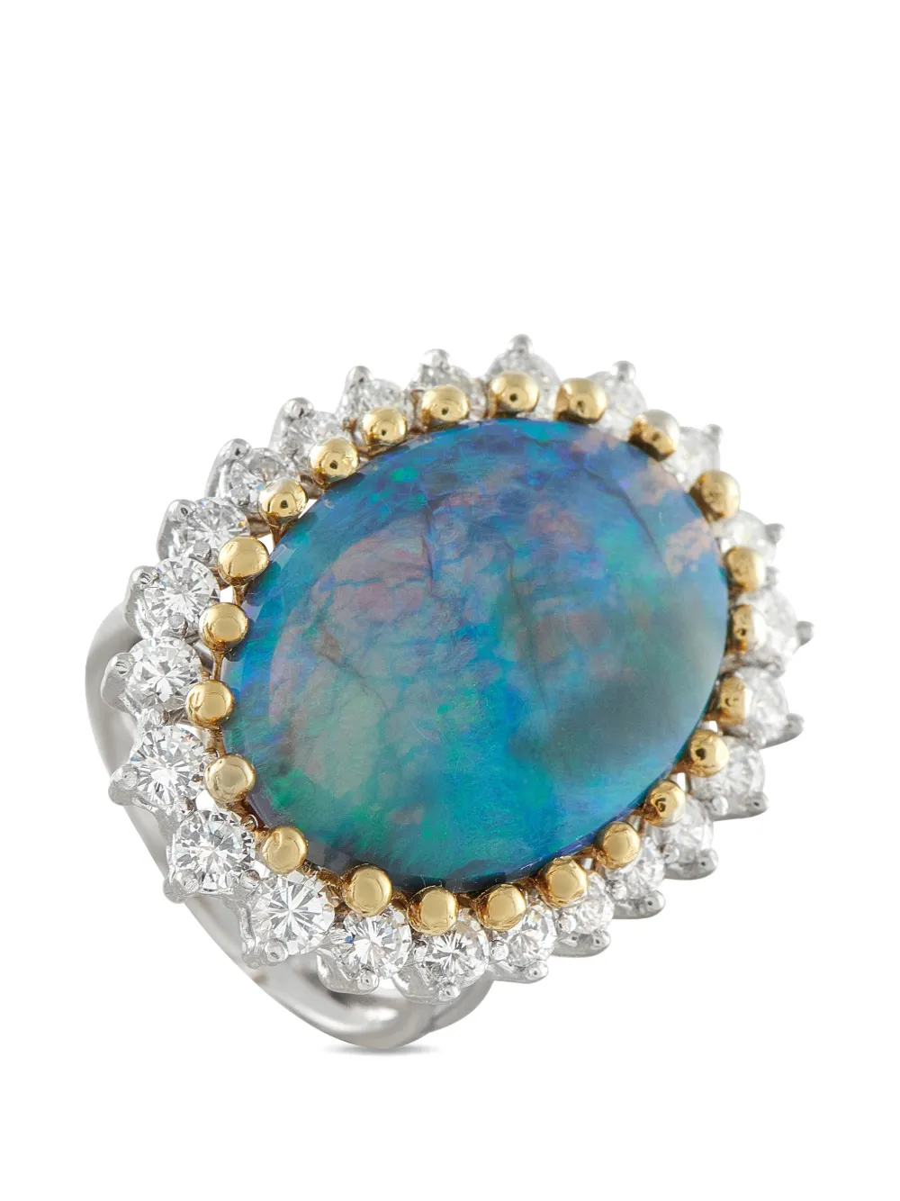 LB Exclusive diamond opal ring - Argento