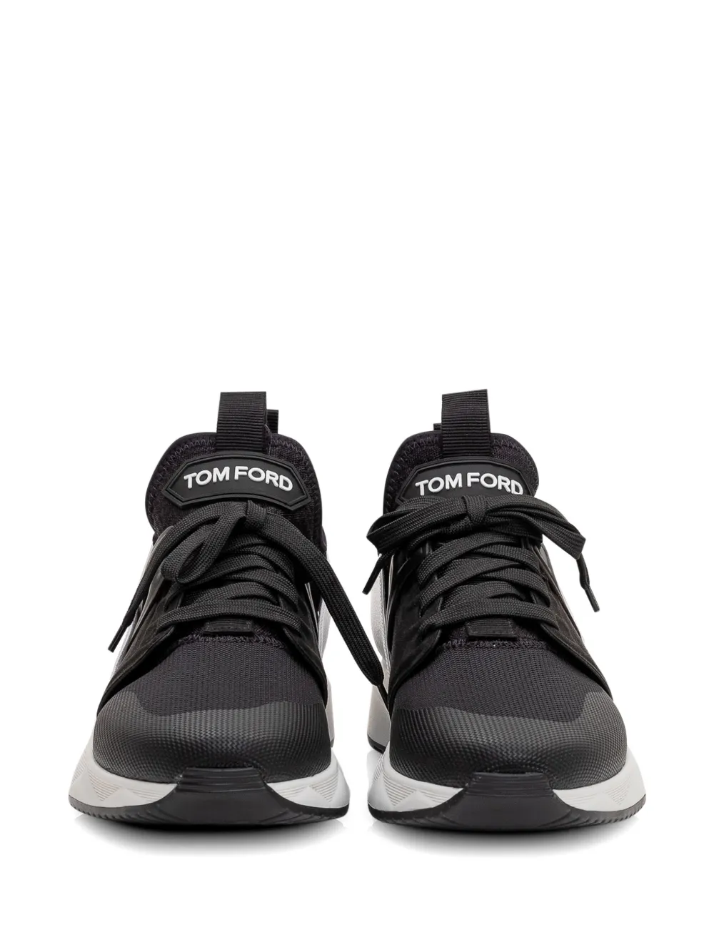 TOM FORD Jago leren sneakers Zwart