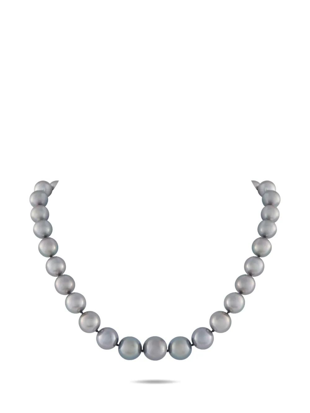 LB Exclusive tahitian-pearl beaded necklace - Grigio