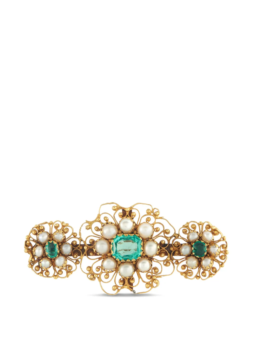 LB Exclusive emerald brooch - Oro