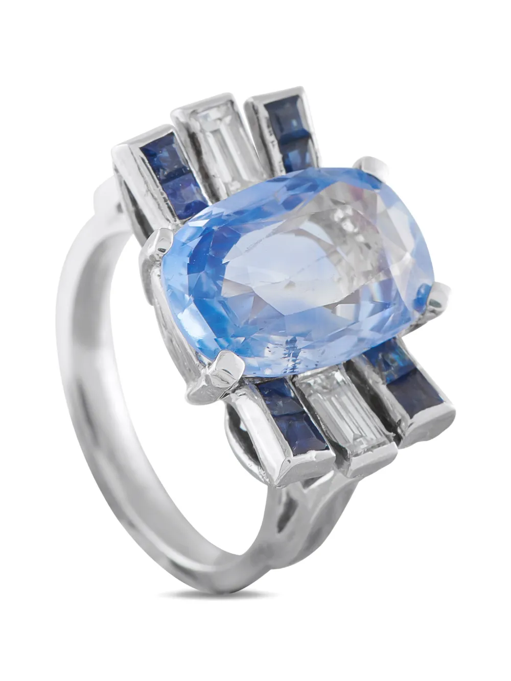 LB Exclusive diamond sapphire ring - Argento