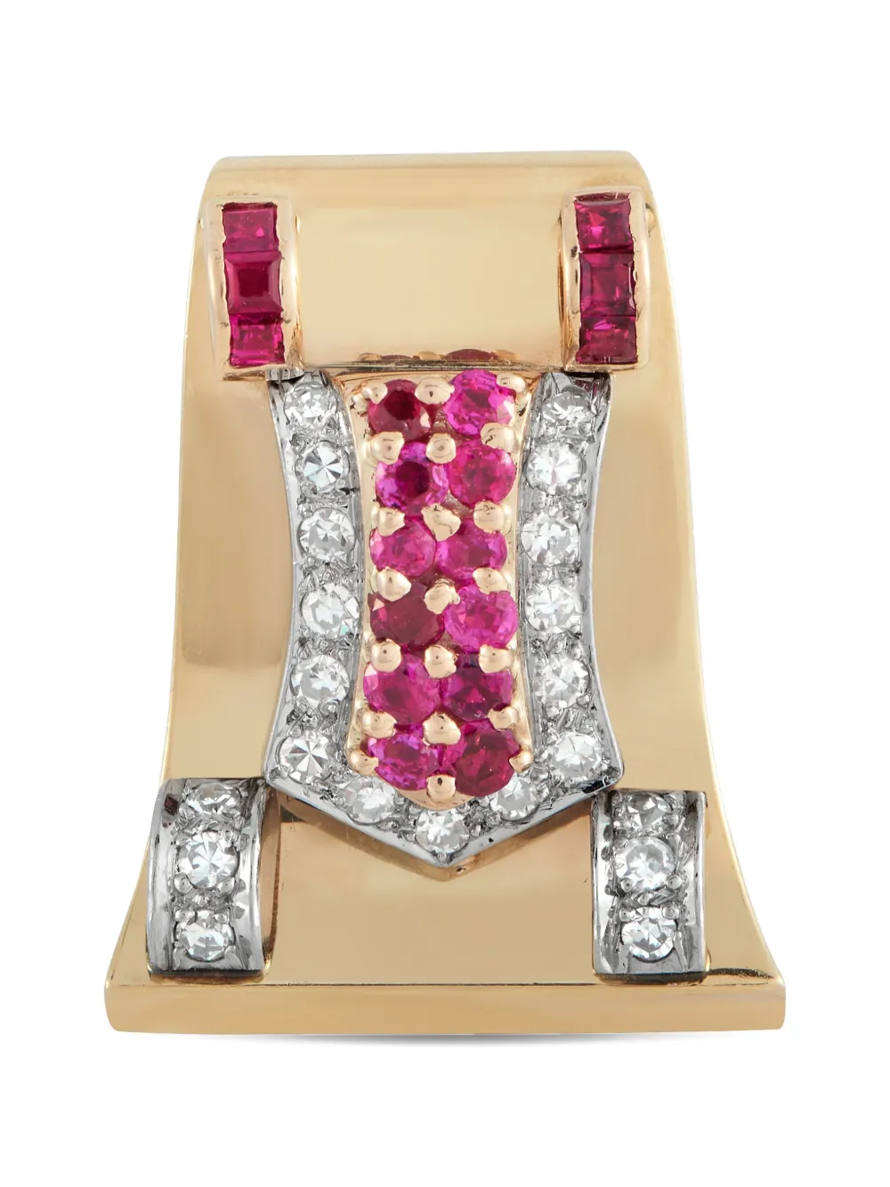 LB Exclusive diamond ruby brooch - Oro