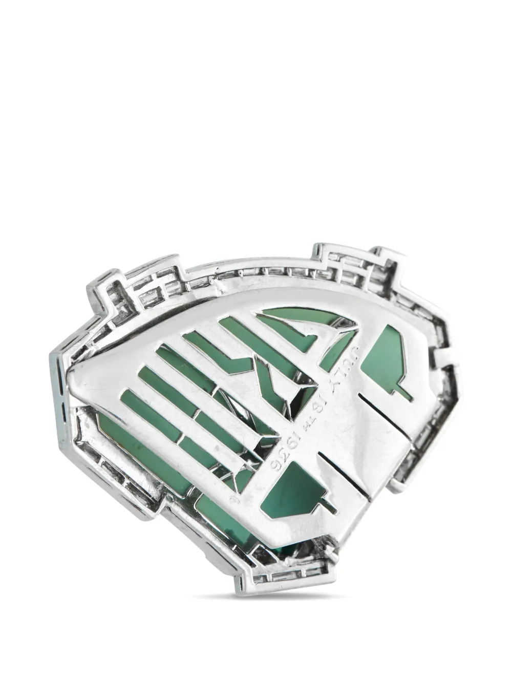Diamond Turquoise Brooch