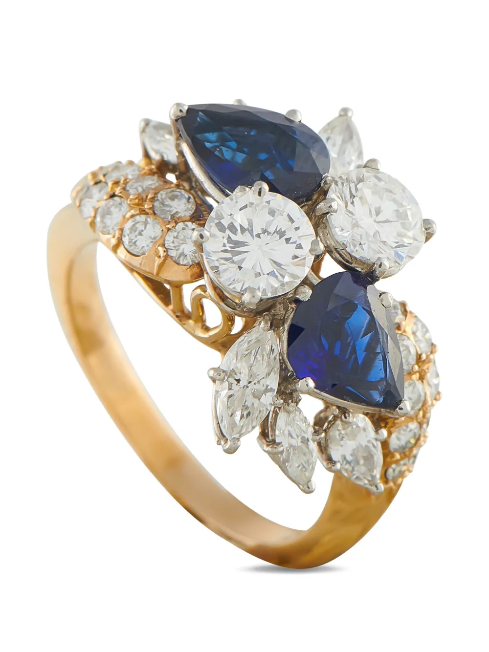 LB Exclusive diamond sapphire ring - Oro