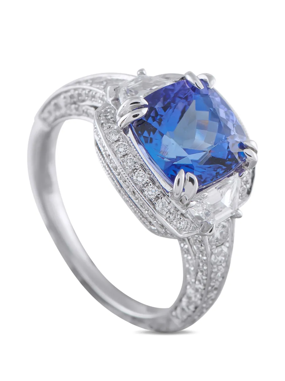 LB Exclusive tanzanite diamond ring - Argento