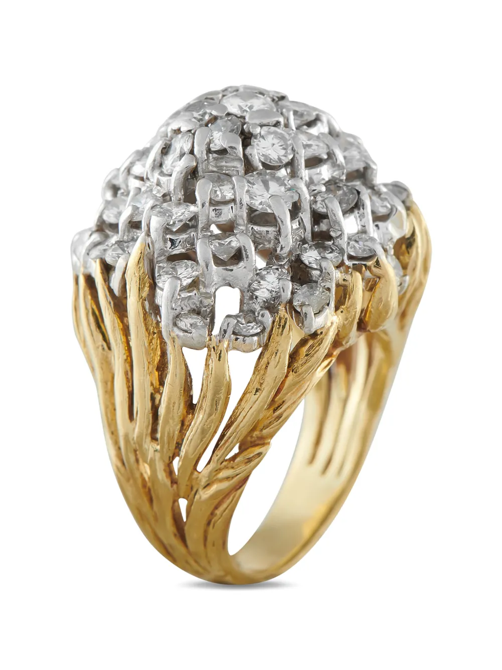 LB Exclusive diamond cluster ring - Oro