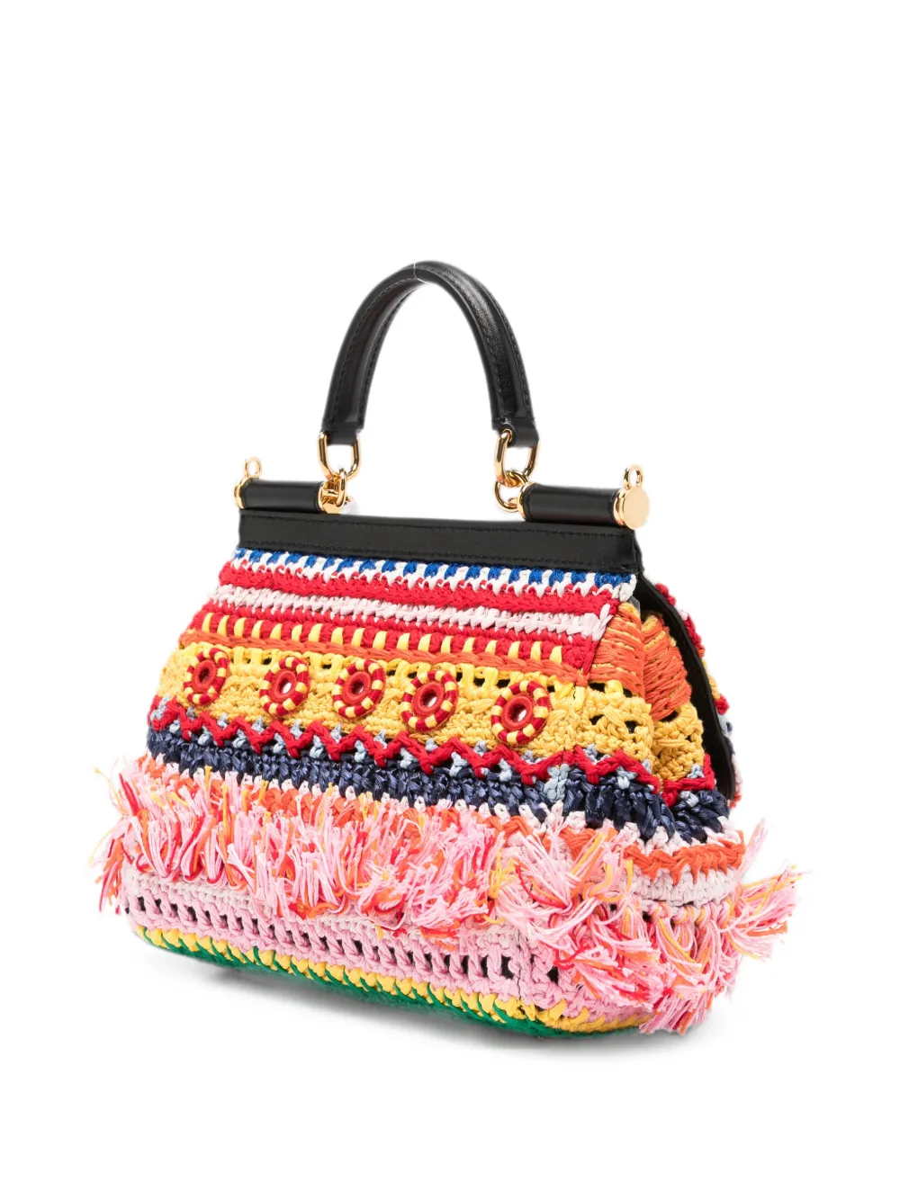 Dolce & Gabbana Sicily Carretto tas met handvat Rood