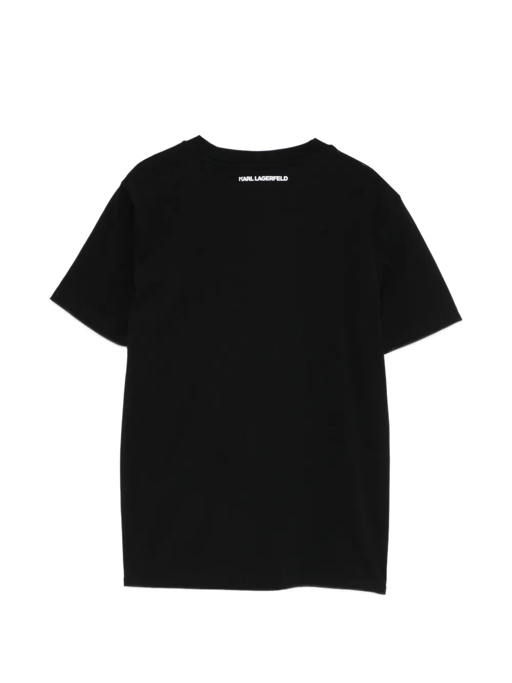 Karl Lagerfeld Ikon Circle T-shirt Zwart