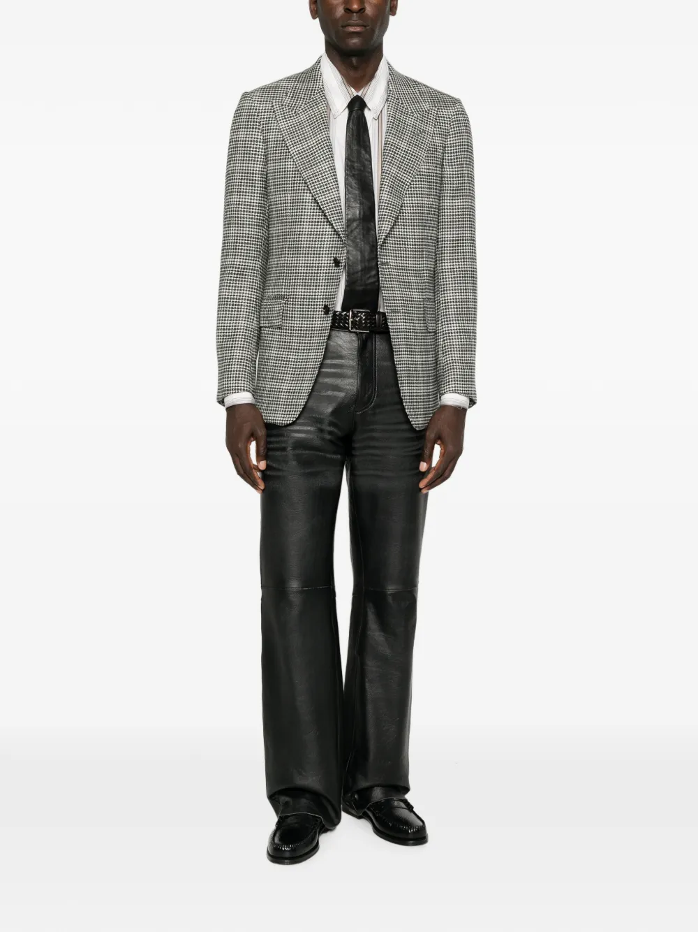 TOM FORD Shelton blazer met knopen Zwart