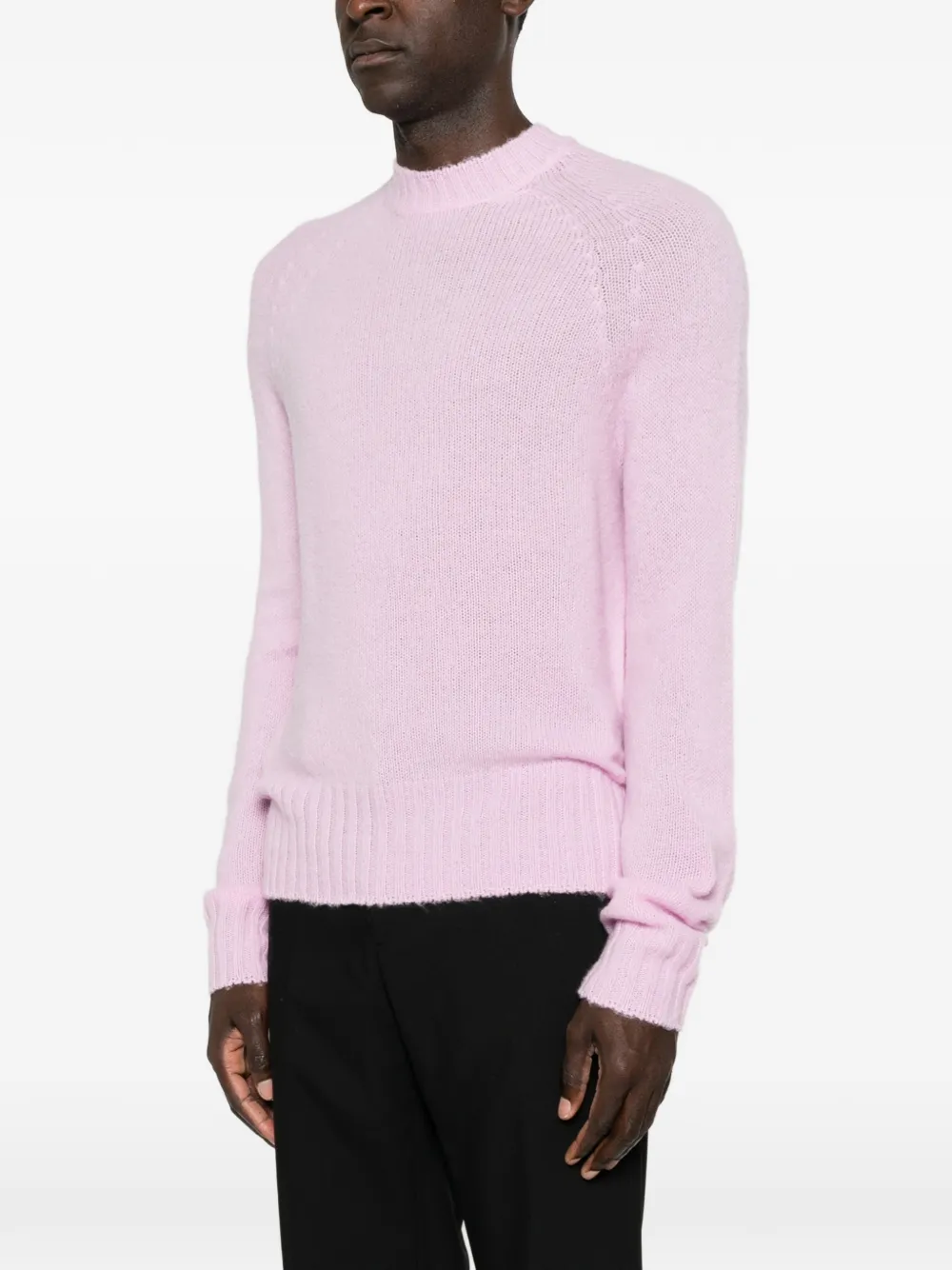 TOM FORD Trui met geribbelde afwerking en lange mouwen Roze
