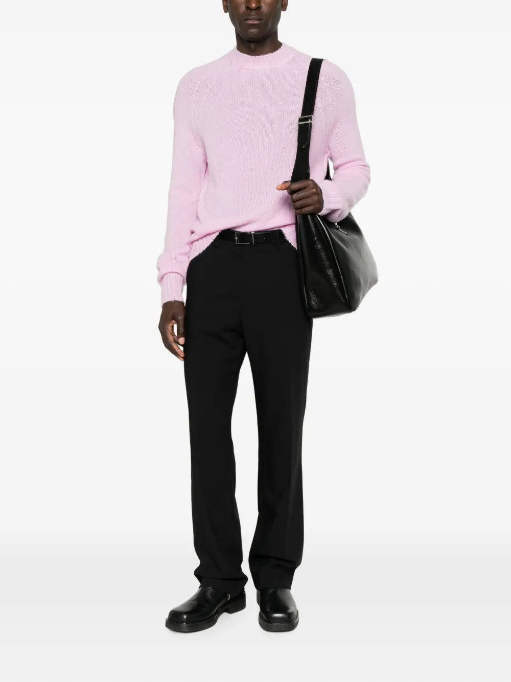 TOM FORD Trui met geribbelde afwerking en lange mouwen Roze
