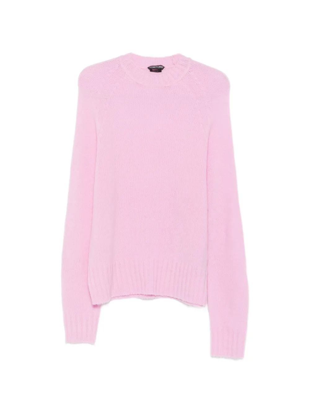 TOM FORD ribbed-trim long-sleeve sweater - Pink
