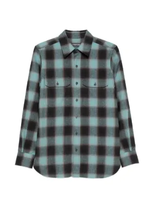 2点おまとめ‼️Burberryチェック柄長袖シャツ/クロックスサンダル Burberry Simpson チェック シャツ | ブラック | FARFETCH JP