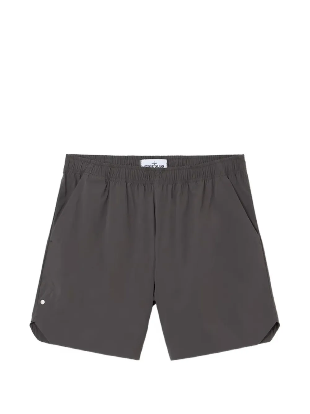 Stone Island logo shorts - Grigio