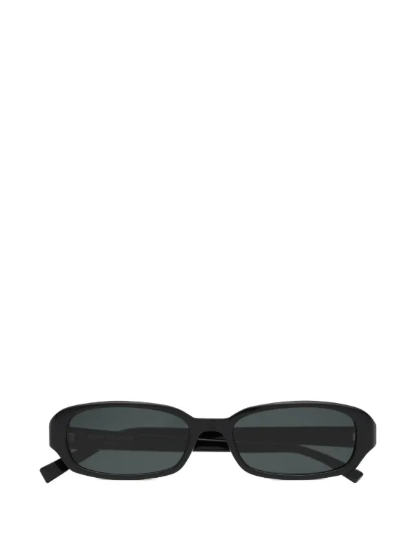 Saint Laurent オーバルフレーム サングラス | ブラック | FARFETCH JP