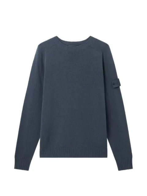 Stone Island patch crewneck sweater