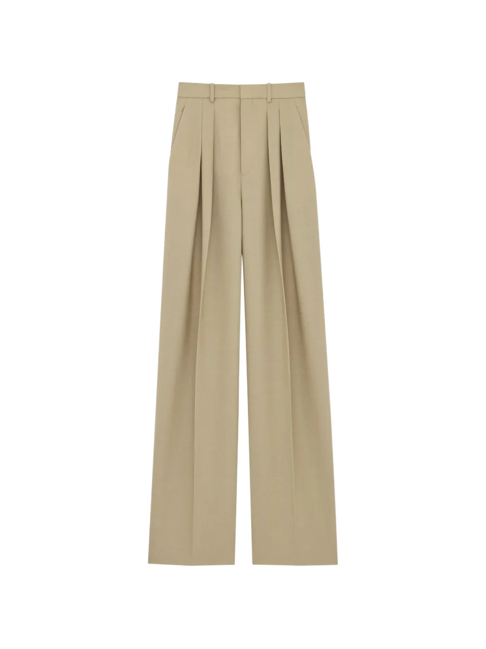 Saint Laurent pleated trousers - Nude