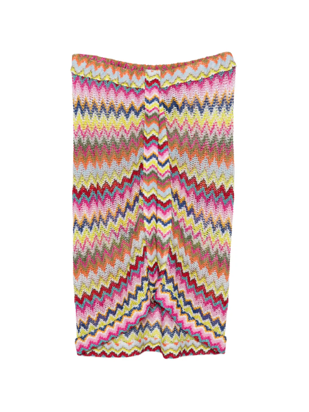 Missoni zigzag mini beach cover-up - Rosa