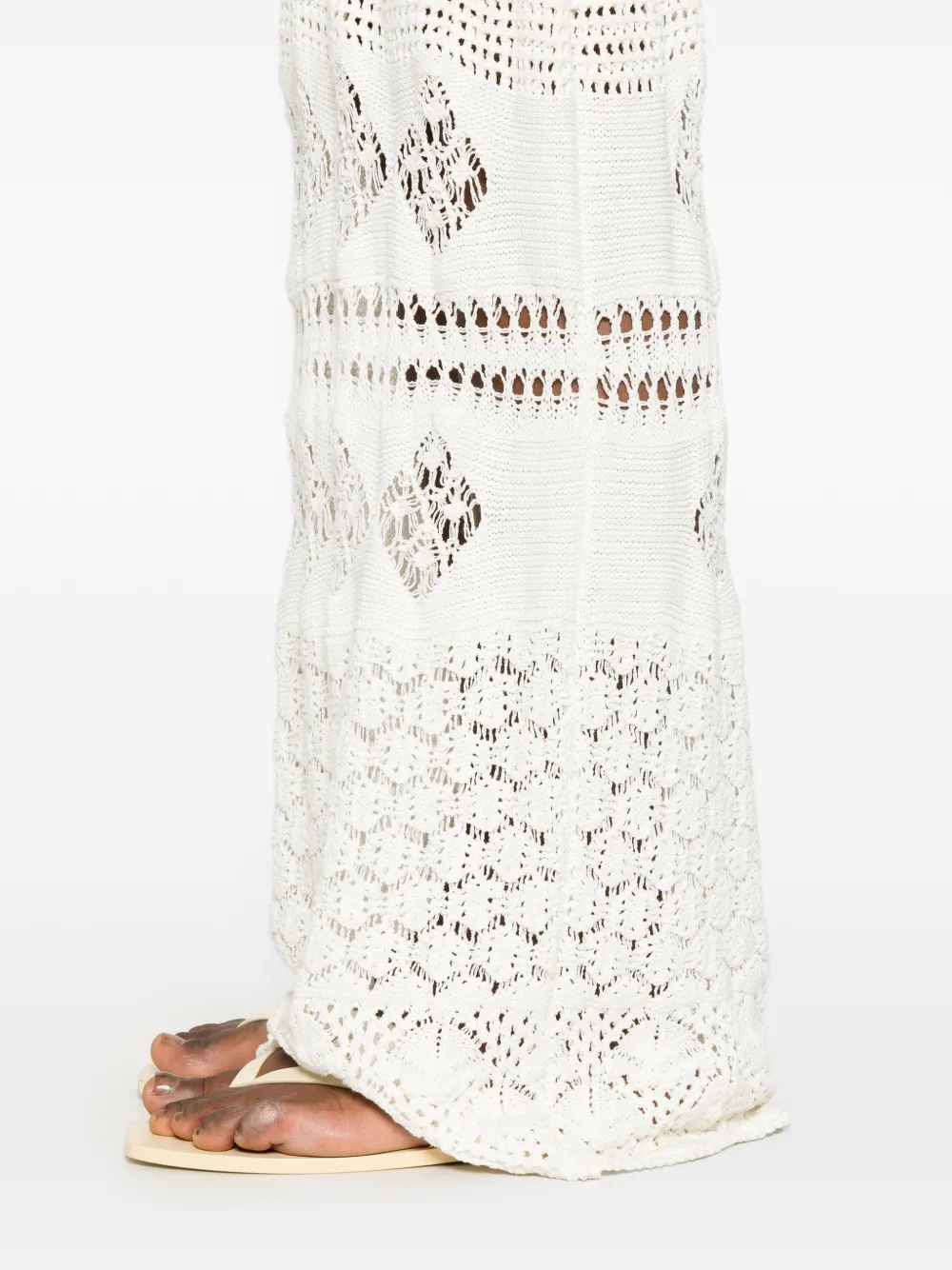PUCCI Gehaakte maxi-rok Beige