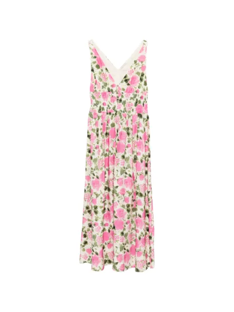 LIU JO floral V-neck maxi dress